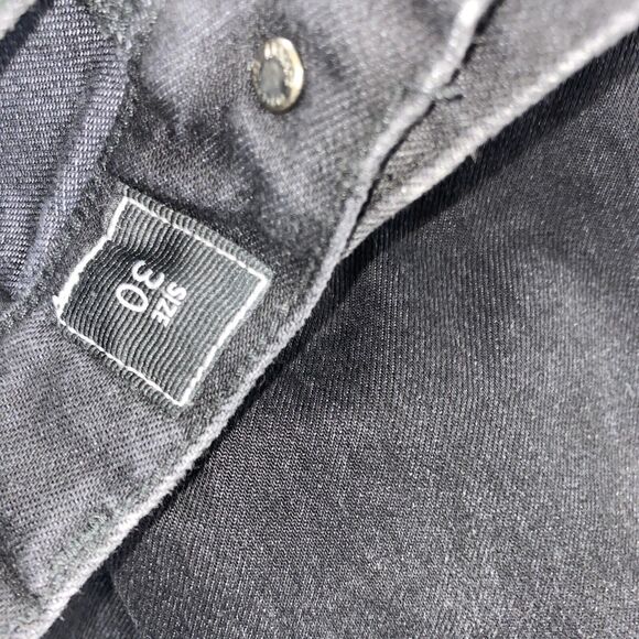 ARMANI COLLEZIONI MEN’S Black P99 REGULAR FIT STRAIGHT LEG JEANS SIZE 30 C247 - Picture 6 of 10